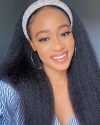Kinky Straight Hair Headband Wig