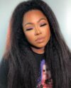 u part kinky straight hair wig