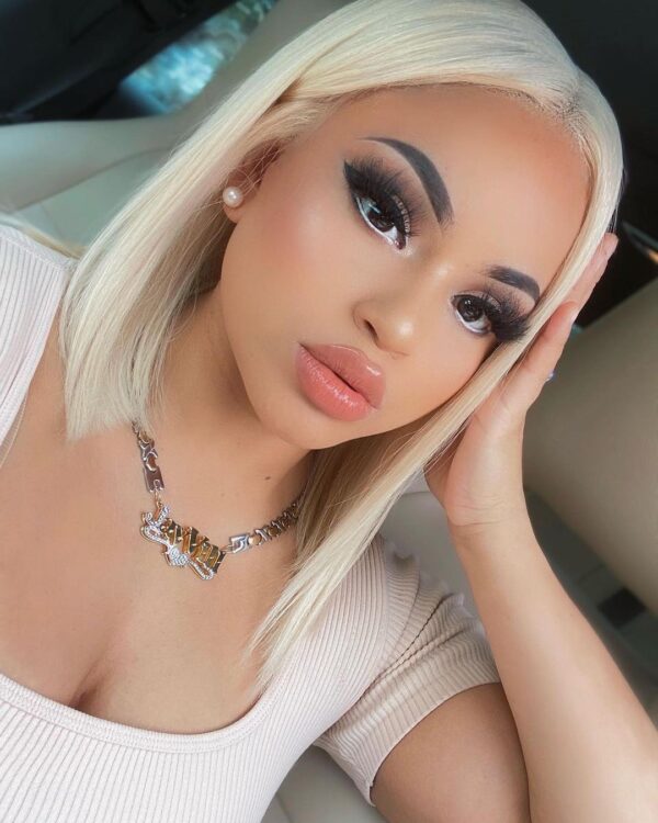 blonde straight hair bob wig