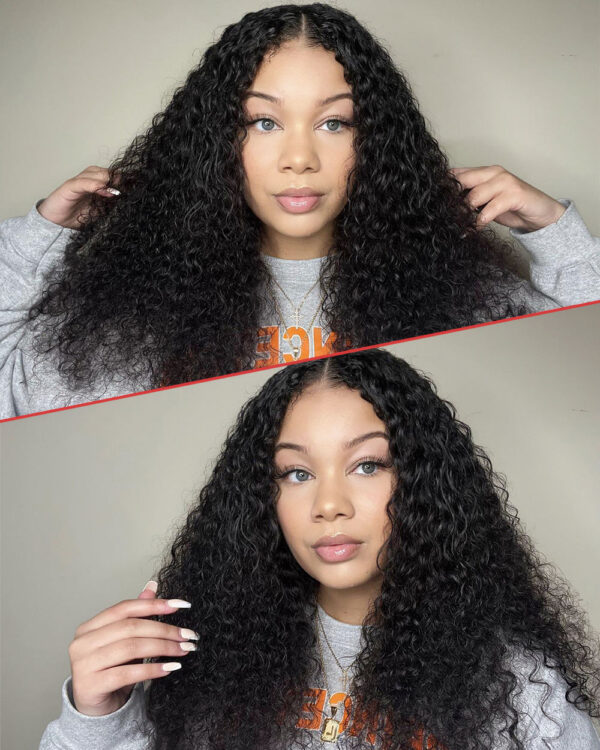 curly lace front wig