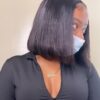 straight human hair bob wigs
