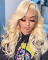 blonde body wave lace front wig