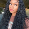 deep curly lace front wig