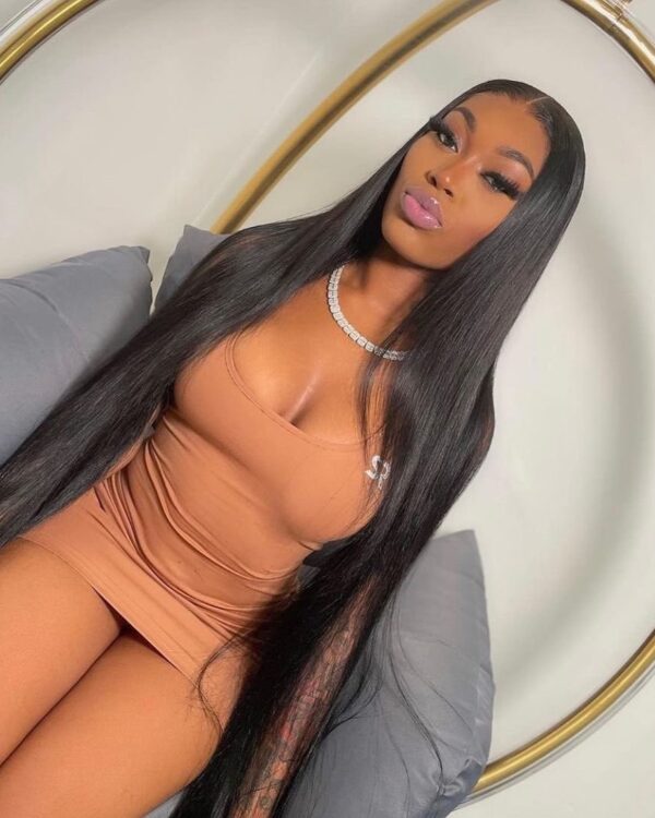 lace closure wig stragith hair