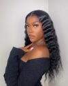 deep wave lace front wig