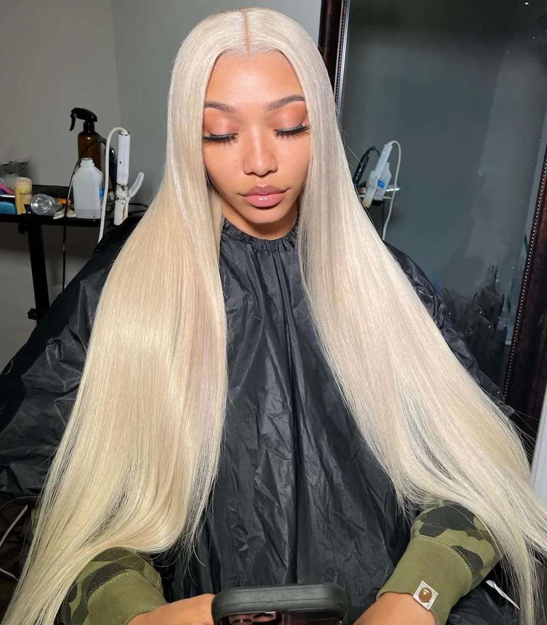 613 blonde color body wave lace front wigs