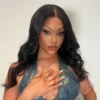 Guleless body wave lace wig